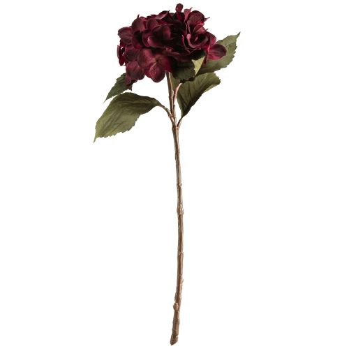 Article Hortensia artificiel Bordeaux 52cm