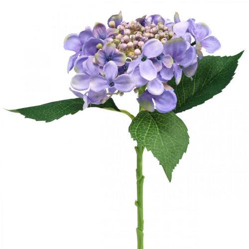 Article Hortensia déco, fleur en soie, plante artificielle violet L44cm