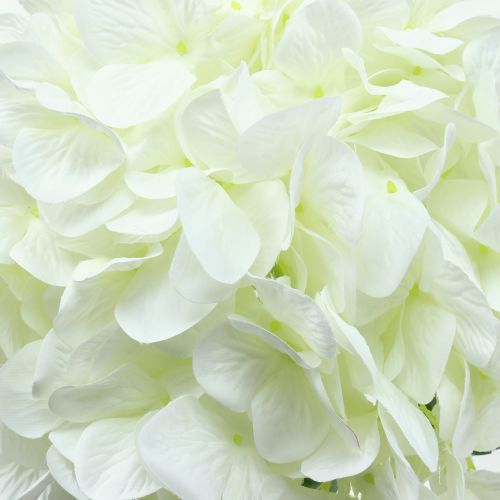 Article Hortensia grand blanc artificiel L110cm