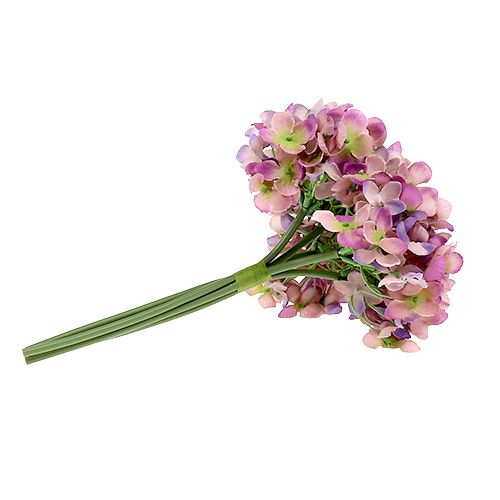 Floristik24 Bouquet d&#39;hortensias L25cm violet