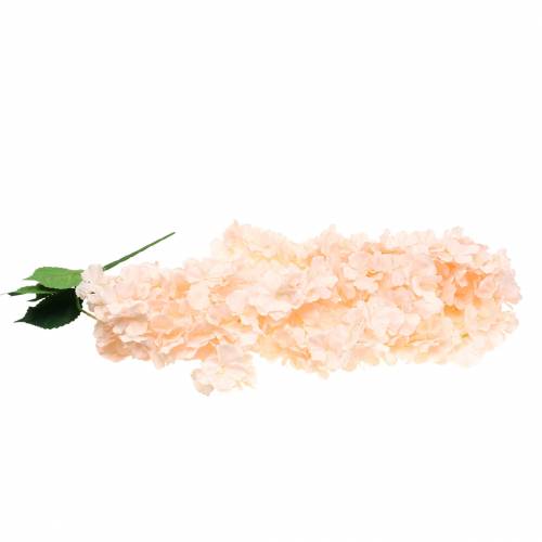 Floristik24 Guirlande de fleurs décoratives abricot artificiel 135cm 5 brins