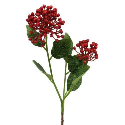 Floristik24 Branche de bourgeon d'hortensia 55cm rouge 6pcs