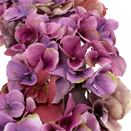 Floristik24 Chapelet d’hortensia Ø35cm Violet, mauve