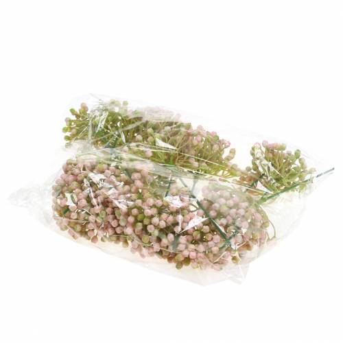 Article Boutons d'hortensia 21 cm rose 12 pcs