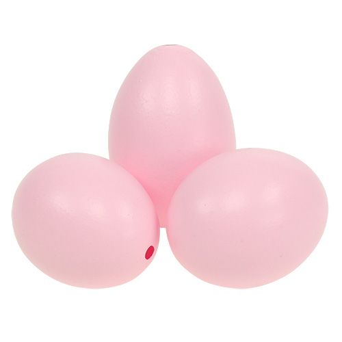 Floristik24 Oeufs de Poule Rose 10pcs