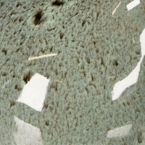 Article Figurine décorative de poulet en céramique pour le salon, de style rustique et de forme abstraite, 13 cm, lot de 2