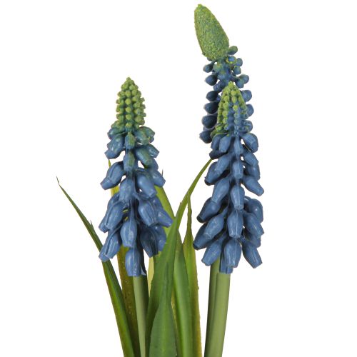 Article Jacinthe artificielle Pearl Jacinthe bleue en verre H22cm 2pcs