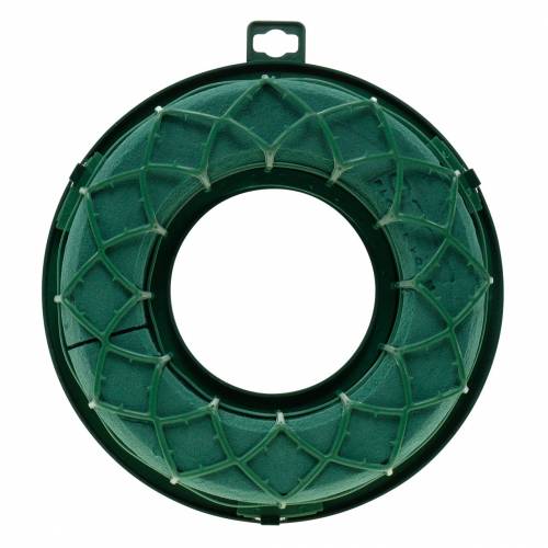 Article OASIS® IDEAL bague universelle mousse florale couronne verte H4cm Ø18,5cm 5pcs