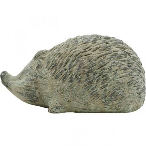 Floristik24 Figurine décorative hérisson 22cm décoration de jardin automne vert antique 20×12×H10cm