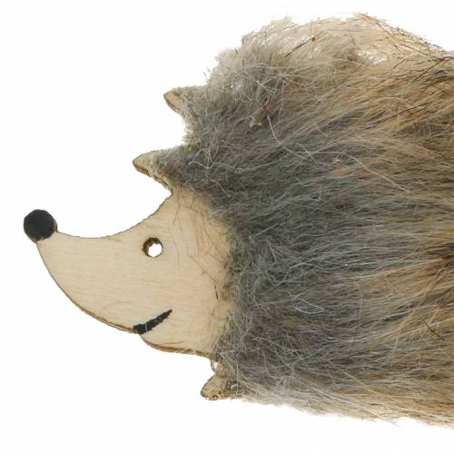Floristik24 Hérisson de décoration d'automne avec fourrure 7cm 24 pcs