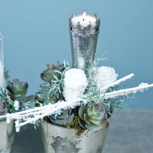 Article Infinity Roses Grand Ø5,5-6cm Blanc 6 pcs