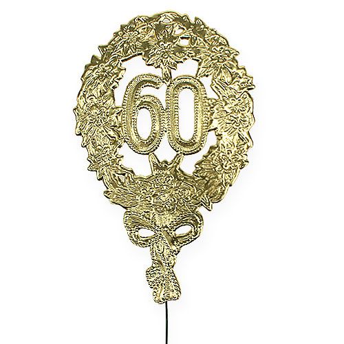 Numéro d&#39;anniversaire 60 Ø8cm 10 pcs