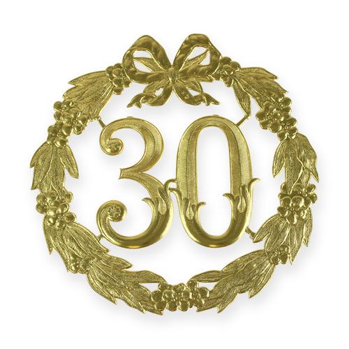 Anniversaire numéro 30 en or
