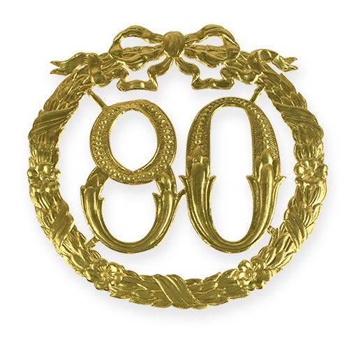 Anniversaire numéro 80 en or