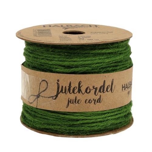 Article Cordon de jute vert Ø2mm 100g