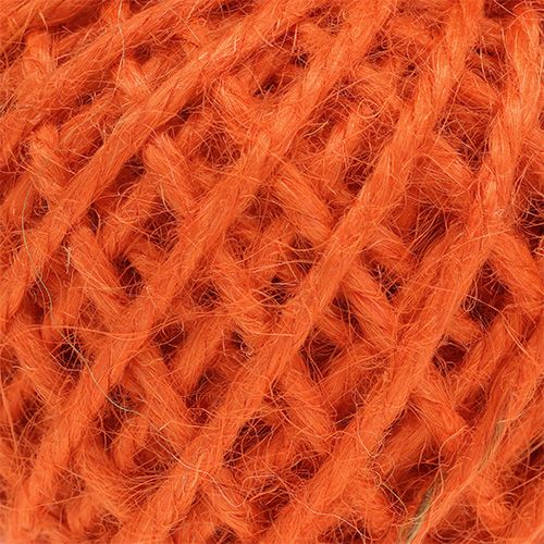 Floristik24 Cordon jute orange Ø3mm 100g