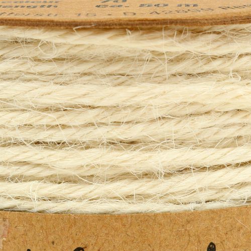 Article Cordon de jute blanc Cordon pour travaux manuels Ø2mm 50m