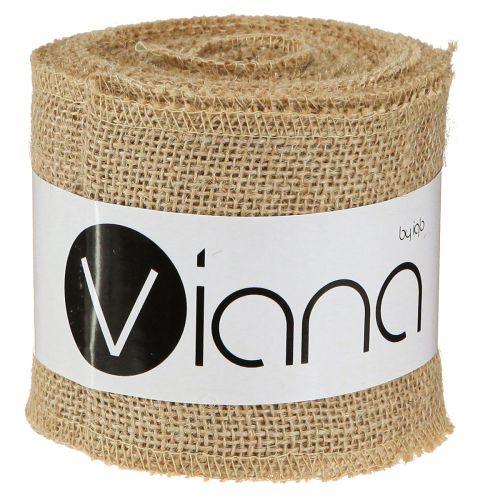 Article Ruban de jute chemin de table naturel ruban de pot de jute rustique 10cm 9m