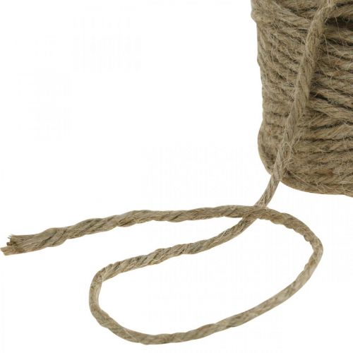 Floristik24 Cordon de jute naturel, fibre naturelle, cordon décoratif Ø4mm 100m