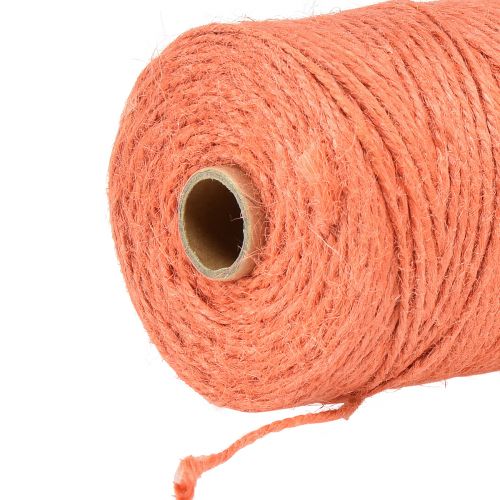 Article Ruban de jute cordon de jute ruban jute orange Ø3mm 200m