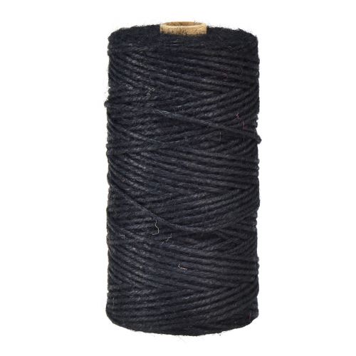 Ruban de jute ruban de jute ruban de jute noir ruban décoratif Ø3mm 200m