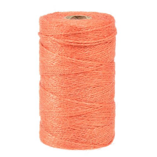 Ruban de jute cordon de jute ruban de jute orange Ø2mm 200m