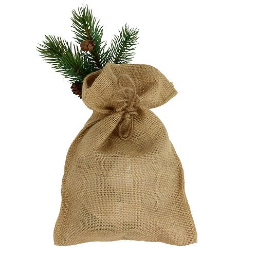 Floristik24 Sacs en jute naturel 16cm x 24cm 10pcs