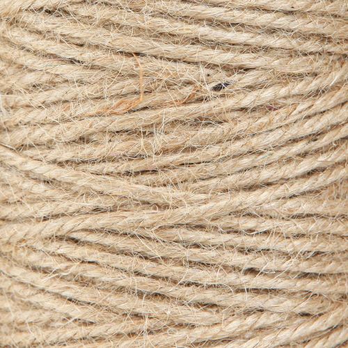 Article Fil de jute, corde de jute, rouleau naturel de 3 mm de 100 m × 2 pièces