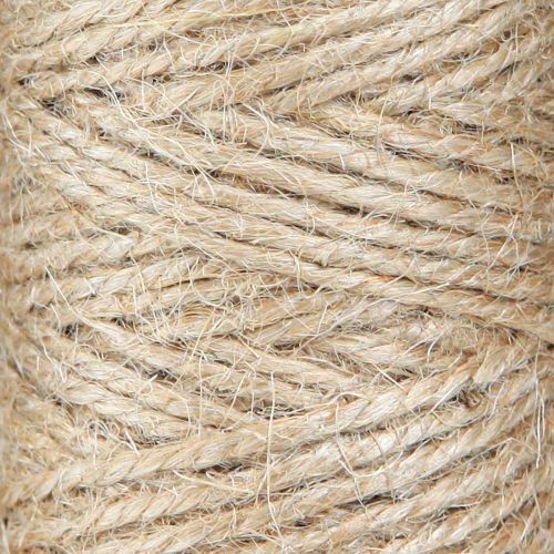 Article Fil de jute cordon de jute naturel 2 mm 50 m par rouleau × 8 pièces