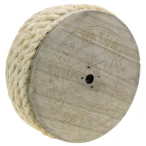 Article Cordon de jute crème cordon décoratif en fibre naturelle de jute 8mm 7m