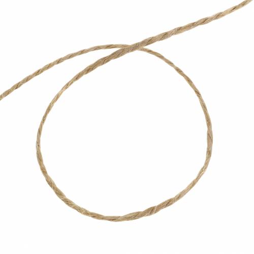 Floristik24 Ficelle de jute polyvalente nature 1mm 200m 1pc