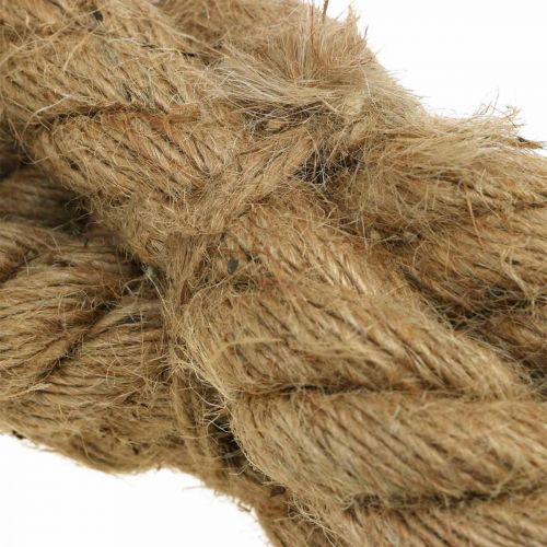 Floristik24 Corde déco corde de jute maritime corde de décoration d'été naturelle Ø3cm 3m