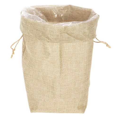 Sac en jute 13,5 × 11 cm H 25 cm | Floristik24.be