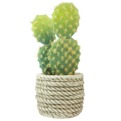 Article Cactus en pot cactus artificiel assorti 28cm 2pcs