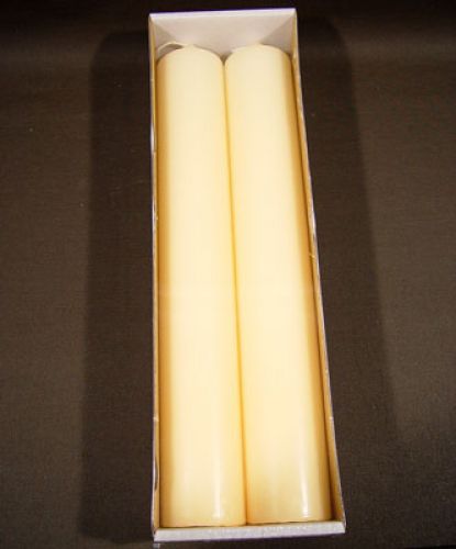 Floristik24 Bougies d'autel 500/60 2 pièces Crème