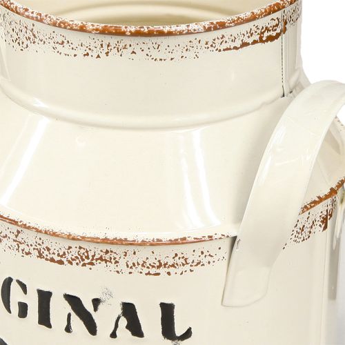 Article Pichet Métal Décoration &quot;Original 1982&quot; Crème Rouille H16cm 2pcs