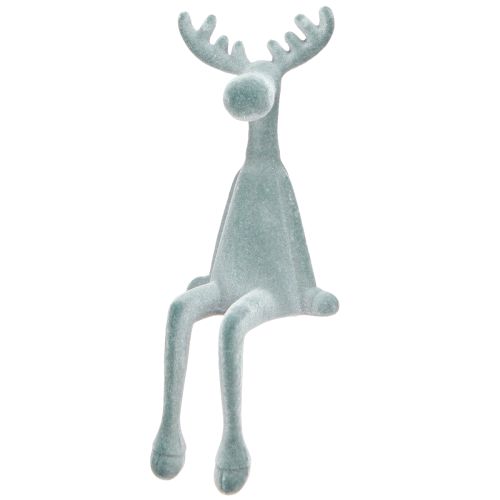 Bordure décorative en forme d&#39;élan H31 cm gris 3 pièces