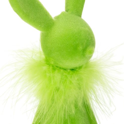 Article Décoration de Pâques : Lapin assis en plastique, 27 cm, lot de 2.