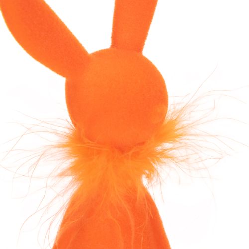 Article Lapin de Pâques à poser, figurine de lapin de Pâques assis pour Pâques et le printemps, 27 cm, lot de 2