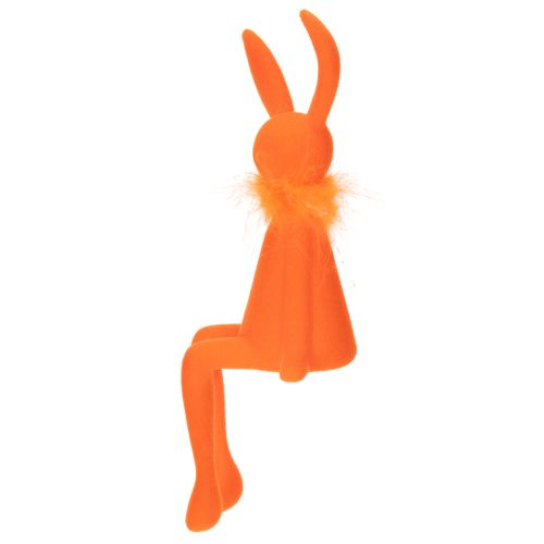 Article Lapin de Pâques à poser, figurine de lapin de Pâques assis pour Pâques et le printemps, 27 cm, lot de 2