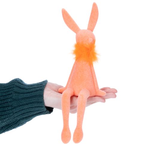 Article Lapin de Pâques à poser, figurine de lapin de Pâques assis pour Pâques et le printemps, 27 cm, lot de 2