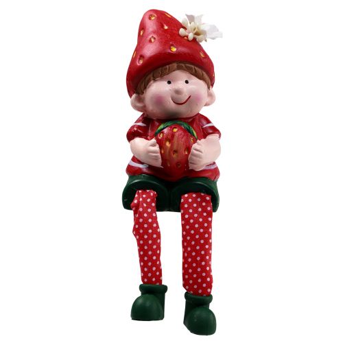 Floristik24 Tabouret Edge fraise figurines décoratives enfants H11,5-13cm 2pcs