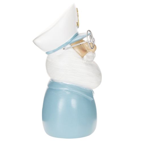 Figurine de capitaine, décor maritime avec lunettes et chapeau, 16 cm | Floristik24.be