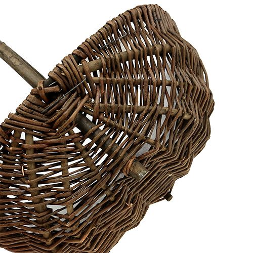 Floristik24 Panier à pommes de terre 32cm avec papier d'aluminium naturel