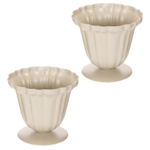 Bol décoratif, trophée couleur crème, petit, 10 cm | Floristik24.be