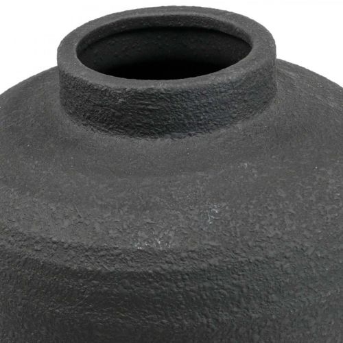 Article Vase Céramique Noir Vases Décoratifs Grand Ø18.5cm H40cm