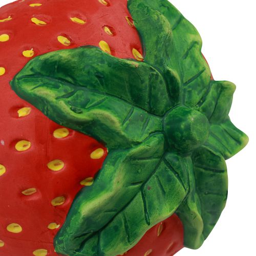 Article Tirelire en céramique décoration fraise 17 × 13,5 × 13,5 cm