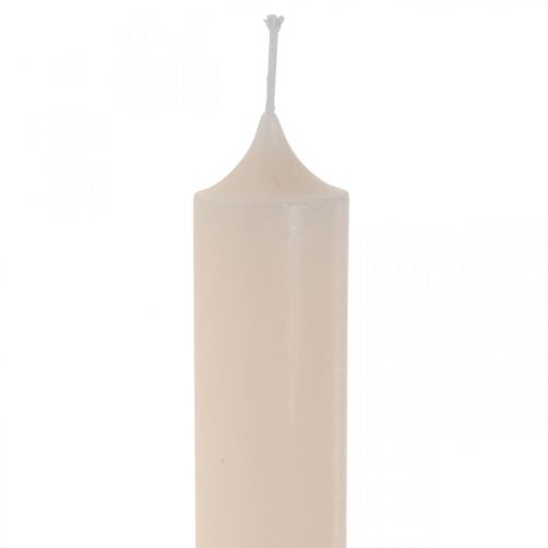 Floristik24 Bougie longue table bougie tige bougie crème Ø3cm H29cm