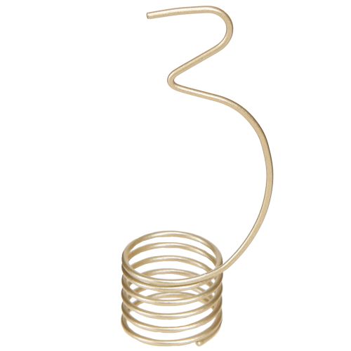 Floristik24 Décoration de bougies chiffres de l'Avent 1-4 métal doré mat H10cm 4 pcs