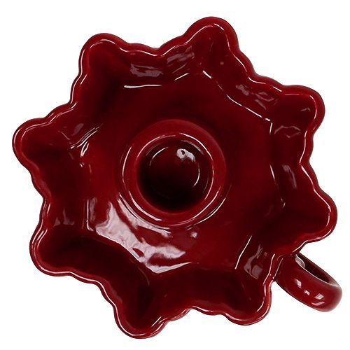 Floristik24 Chandelier Céramique Rouge Ø12cm 2pcs